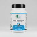 Ortho B Complex supplement bottle with label on a white background
