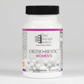 Supplement bottle labeled 'Ortho-Biotic Women's' on a white background