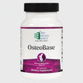 Supplement bottle labeled 'OsteoBase' by Ortho Molecular Products on a white background
