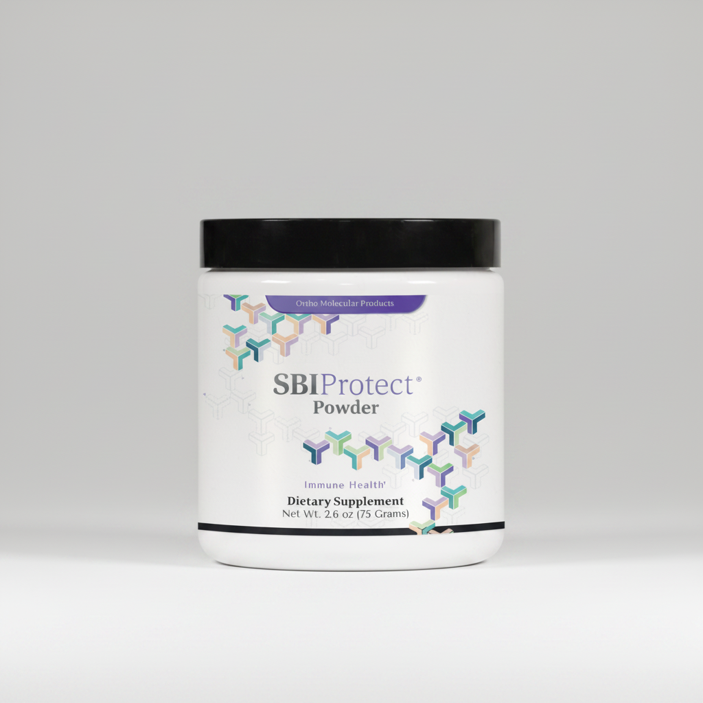 SBI Protect Powder dietary supplement container on a white background