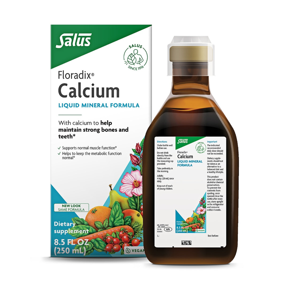 Floradix Calcium Liquid - 8.5 oz - front package image