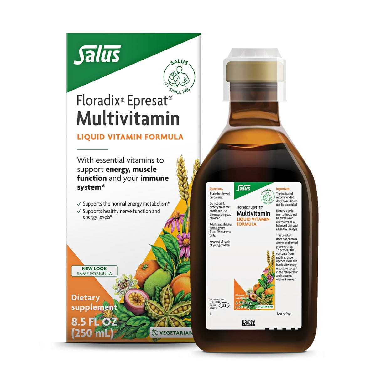 Floradix Epresat® Adult Multivitamin - 8.5 oz - front package image