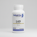 Supplement bottle labeled '5-HTP' by Patient One MediNutritionals on a white background