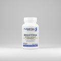 Supplement bottle labeled 'Adrenal D-Stress' by Patient One on a white background