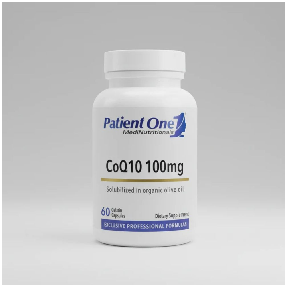 Patient One Coenzyme Q10 100 mg 60 Gelatin Caps
