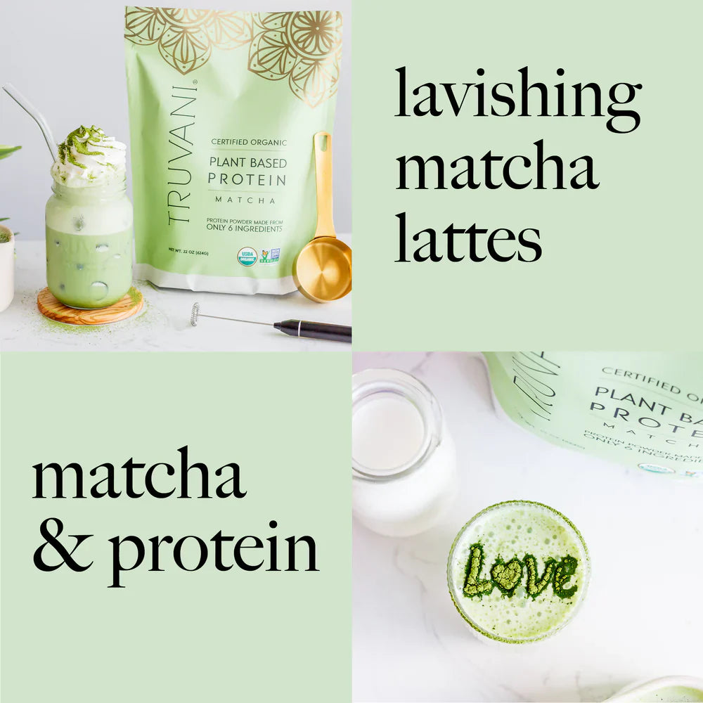 Truvani Matcha Plant Protein Powder 20 Servings