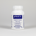 Supplement bottle labeled 'pure encapsulations 7-Keto DHEA 100 mg' on a white background