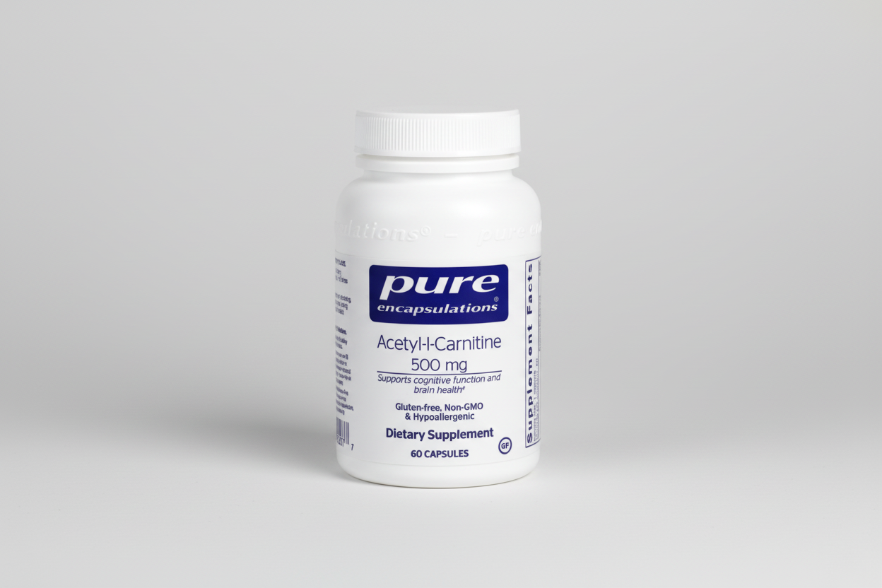 Pure Encapsulations Acetyl-L-Carnitine 500 mg - 60 Capsules
