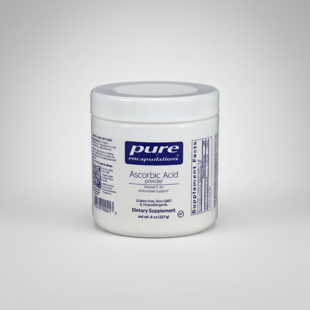 Pure Encapsulations Ascorbic Acid Powder - 8 oz 227 Grams