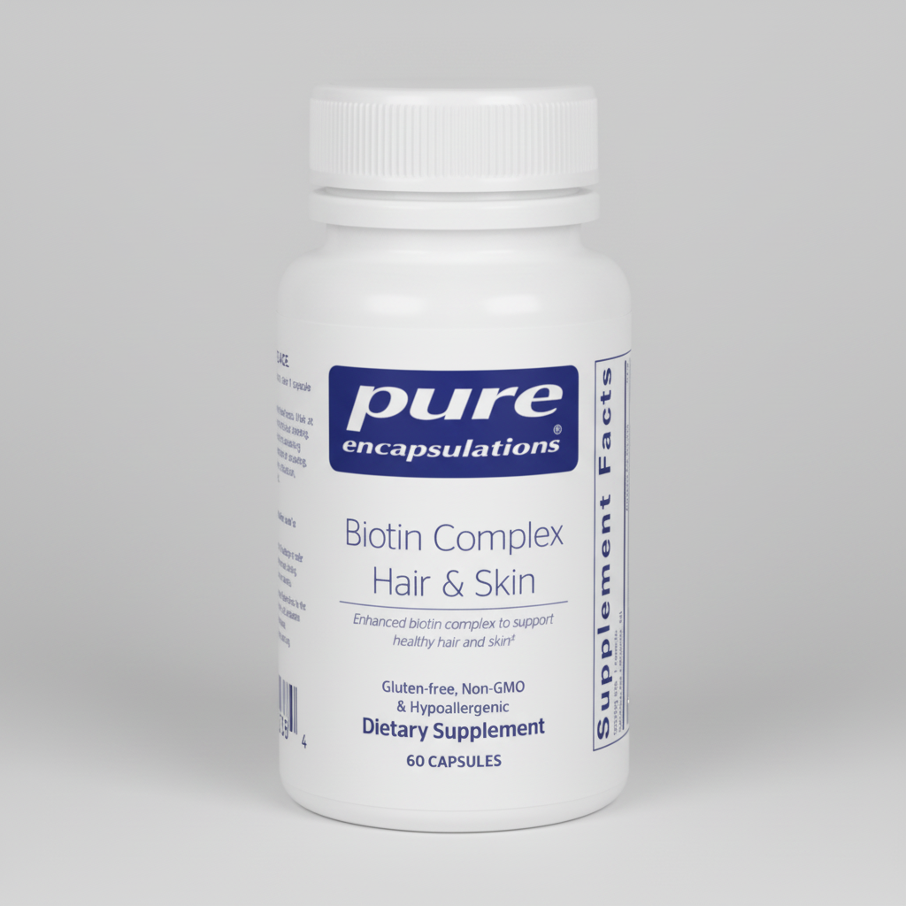 Pure Encapsulations Biotin Complex Hair & Skin - 60 Capsules