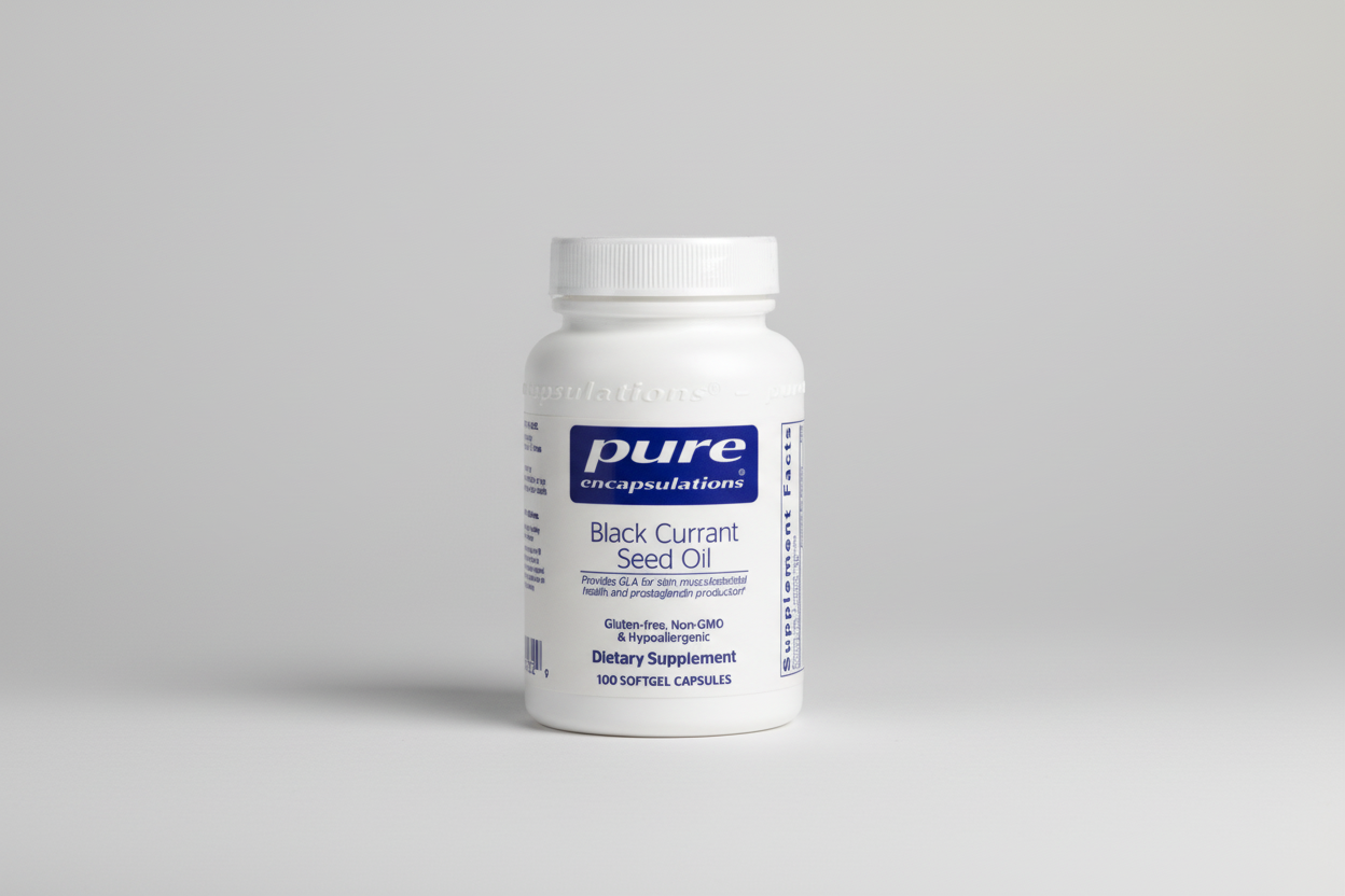 Pure Encapsulations Black Currant Seed Oil - 100 Softgel Capsules
