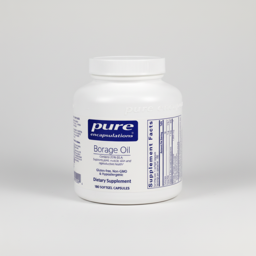 Pure Encapsulations Borage Oil - 180 Softgel Capsules