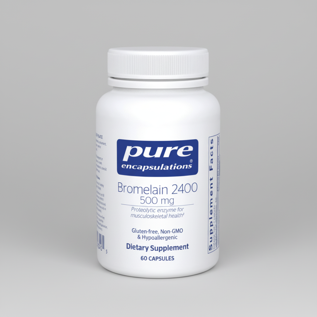 Pure Encapsulations Bromelain 2400 500 mg - 60 Capsules