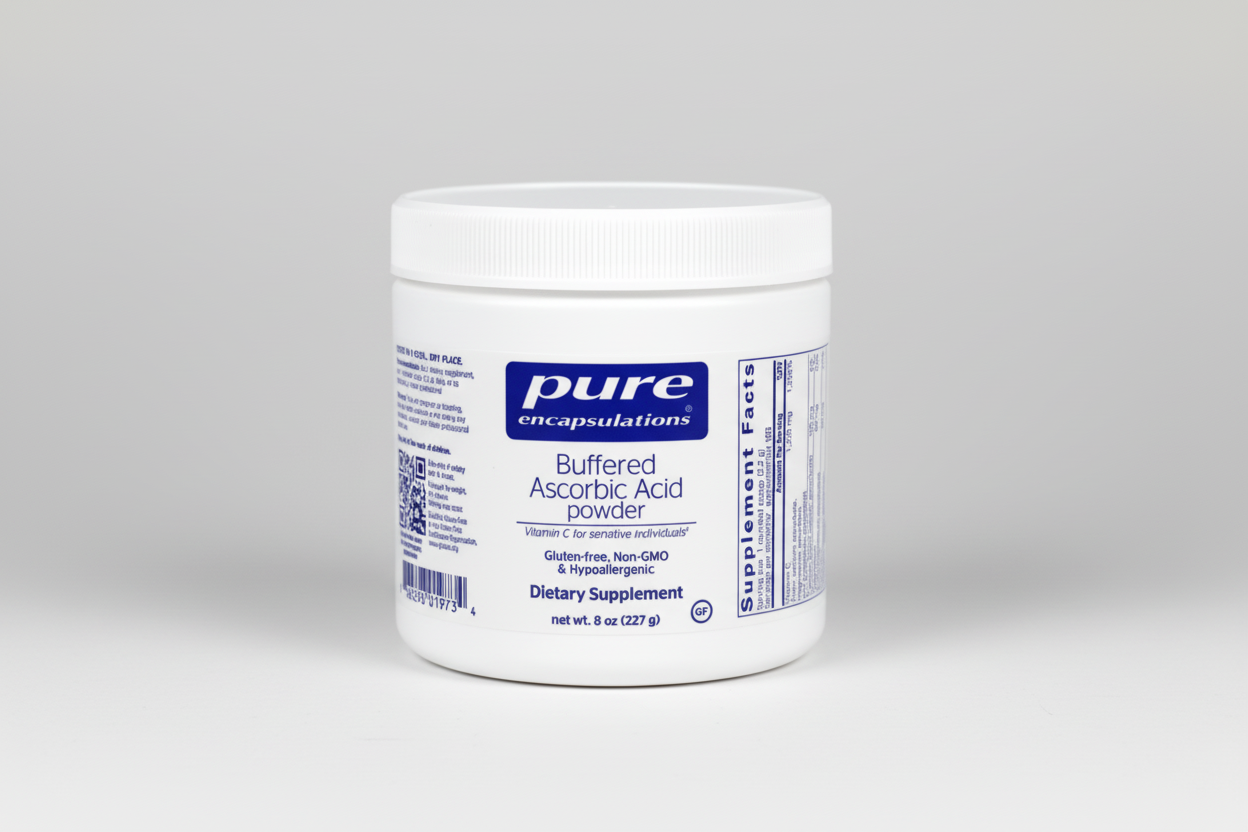  Pure Encapsulations Buffered Ascorbic Acid Powder - 8 oz 