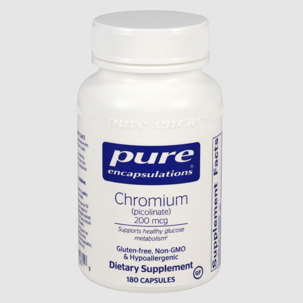 Pure Encapsulations Chromium (picolinate) 200 mcg - 180 Capsules