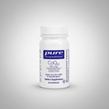 Supplement bottle labeled 'pure encapsulations COQ10 120 mg' on a white background