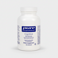 White supplement bottle labeled 'Cognitive Aminos' by Pure Encapsulations on a white background
