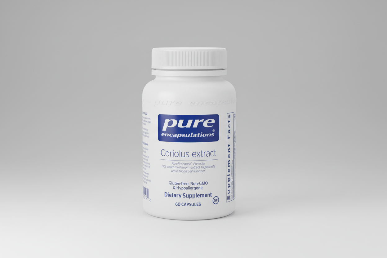 Pure Encapsulations Coriolus Extract - 60 Capsules