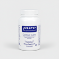 White supplement bottle labeled 'pure encapsulations Cortisol Calm' on a white background