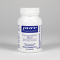 Supplement bottle labeled 'Curcumasorb Mind' by Pure Encapsulations on a white background