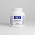 White supplement container labeled 'pure encapsulations' on a white background