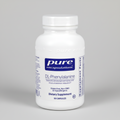 White supplement bottle labeled 'pure encapsulations' on a white background