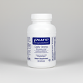 Supplement bottle labeled 'Daily Stress Formula' by pure encapsulations on a white background
