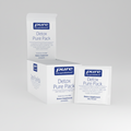 Three boxes of pure encapsulations Detox Pure Pack dietary supplement on a white background
