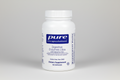 White supplement bottle labeled 'pure encapsulations' on a white background