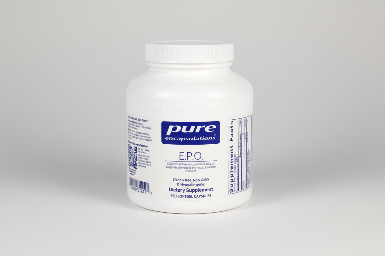Pure Encapsulations E.P.O. (Evening Primrose Oil) 500 mg - 250 Softgel Capsules