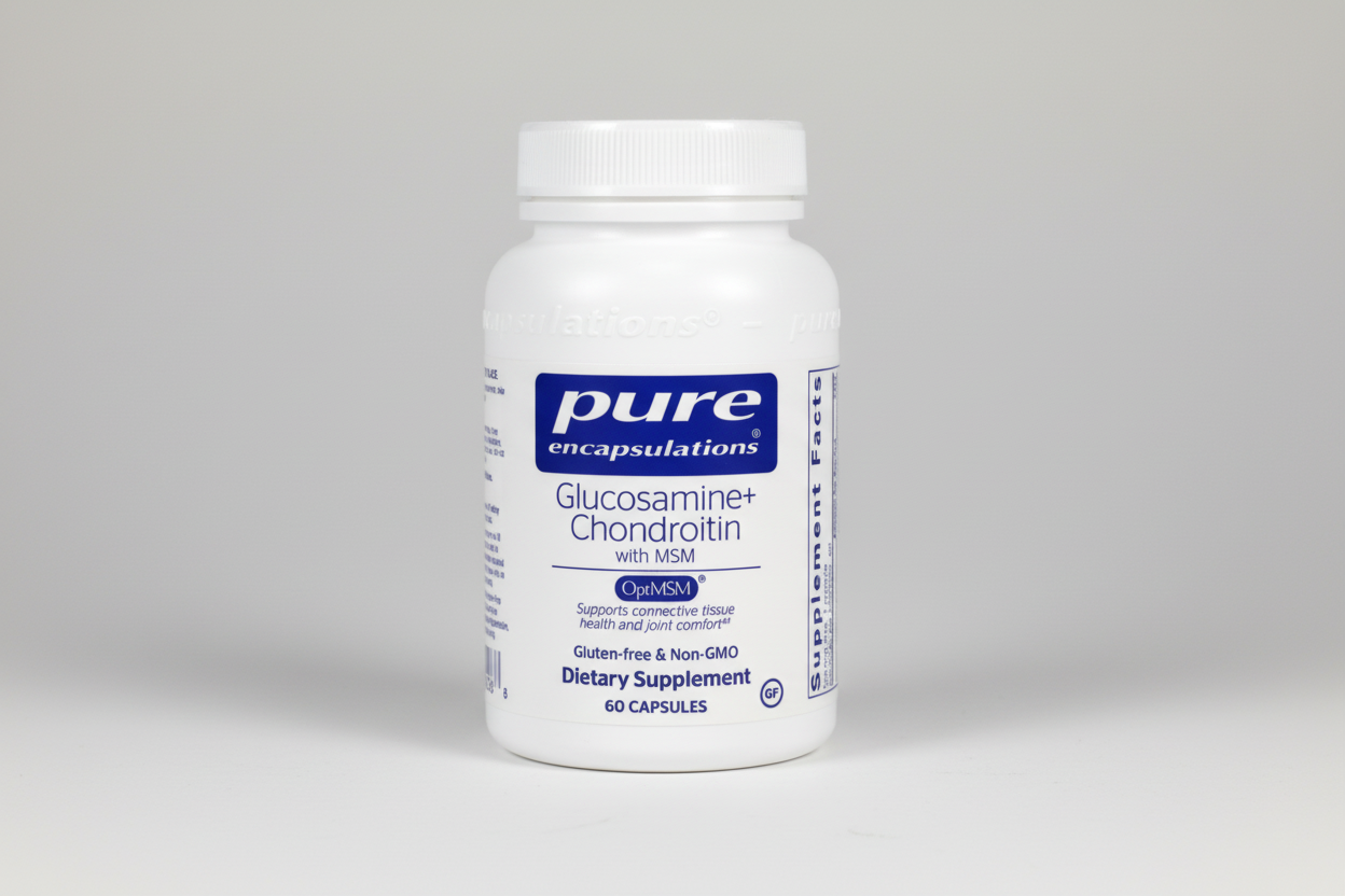 Pure Encapsulations Glucosamine + Chondroitin with MSM - 60 Capsules