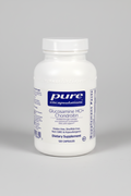 White supplement bottle labeled 'pure encapsulations' on a white background