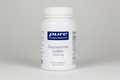 White supplement bottle labeled 'pure encapsulations Glucosamine Sulfate 1,000 mg' on a white background