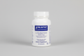 Supplement bottle labeled 'pure encapsulations L-Glutamine 500 mg' on a white background