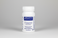 White supplement bottle labeled 'pure encapsulations' on a white background