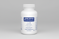 White supplement bottle labeled 'pure encapsulations LVR Formula' on a white background