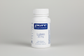 Bottle of Pure Encapsulations Lutein 20 mg supplement on a white background