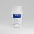 Bottle of pure encapsulations Melatonin dietary supplement on a white background