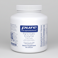 White container of pure encapsulations Pancreatic Enzyme Formula on a white background