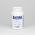 White supplement bottle labeled 'pure encapsulations Probiotic-5' on a white background