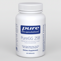 White supplement bottle labeled 'pure encapsulations PureGG 25B' on a white background
