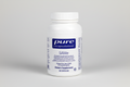 White supplement bottle labeled 'pure encapsulations' on a white background