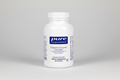 White supplement bottle labeled 'pure encapsulations' on a white background