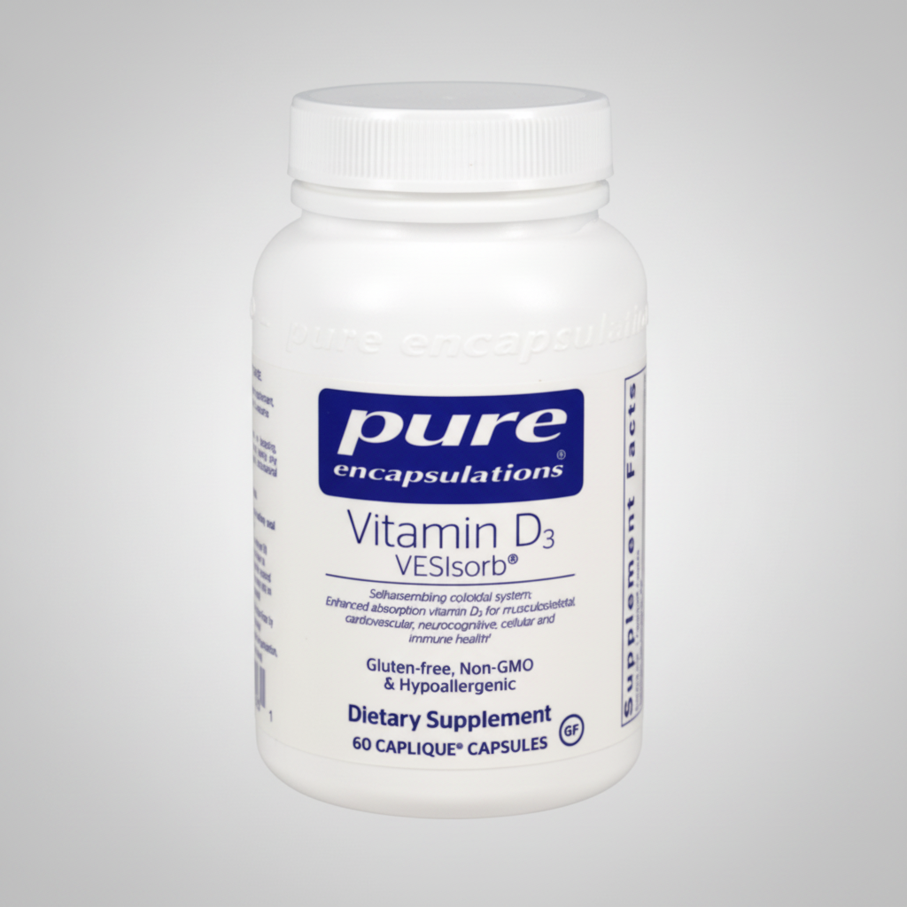 Pure Encapsulations Vitamin D3 VESIsorb - 60 Caplique Capsules