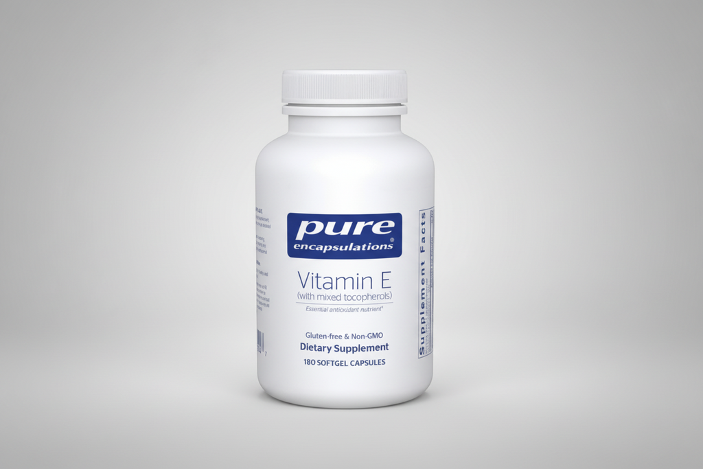 Pure Encapsulations Vitamin E (with mixed tocopherols) - 180 Softgel Capsules