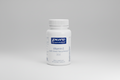 White supplement bottle labeled 'pure encapsulations Vitamin E' on a white background
