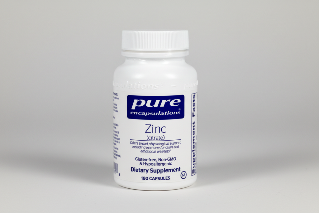 Pure Encapsulations Zinc (citrate) - 180 Capsules