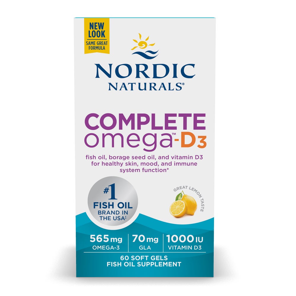 Nordic Naturals Complete Omega-D3 • 60 ct.