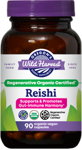 Oregon's Wild Harvest Reishi Regenerative Organic 90 Capsules front