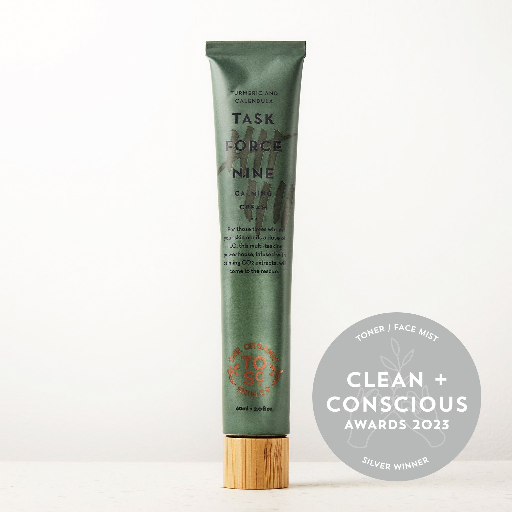The Organic Skin Co Task Force Nine Calming Cream 2 fl oz official front image